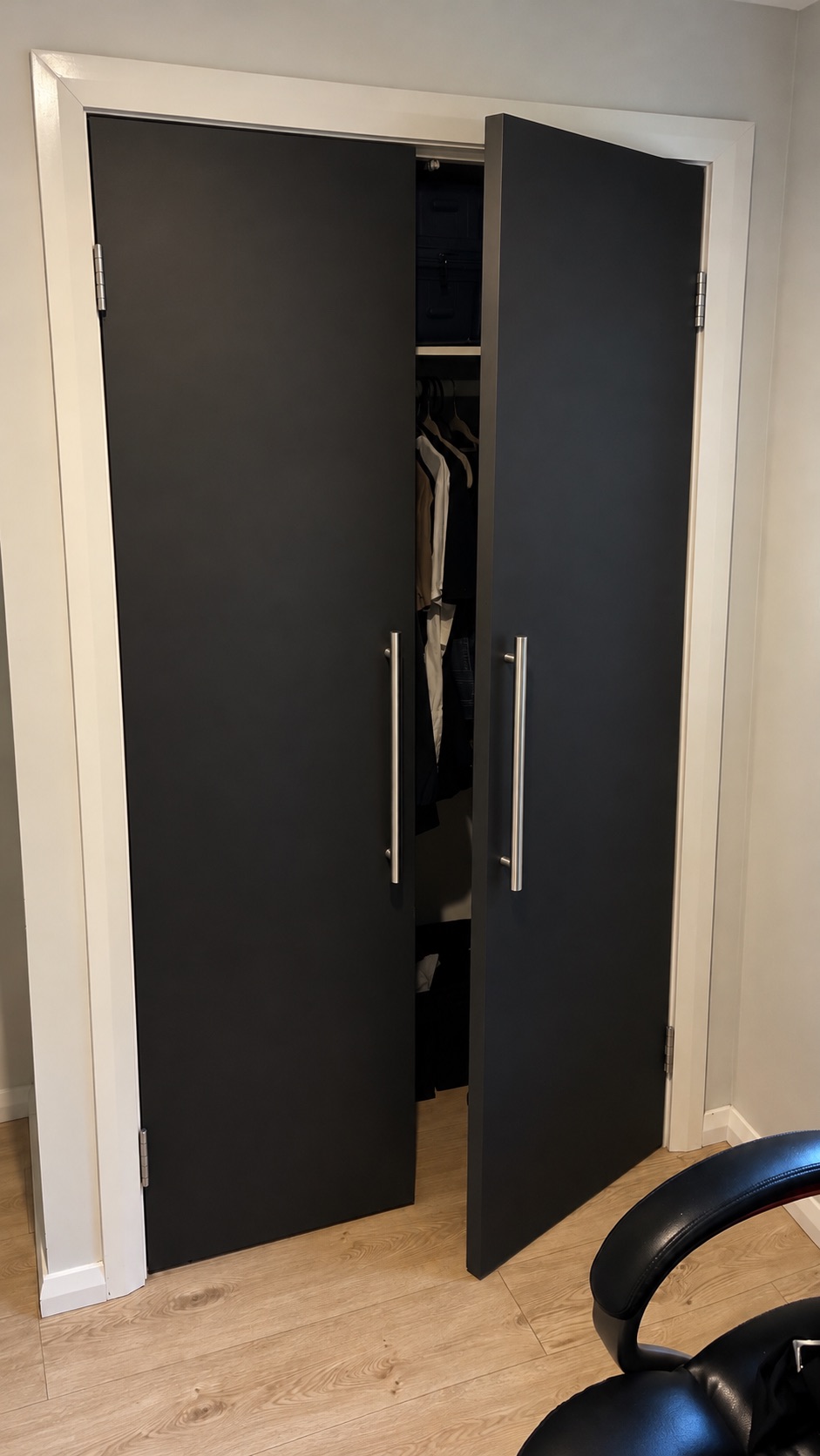 Wardrobe transformation — after