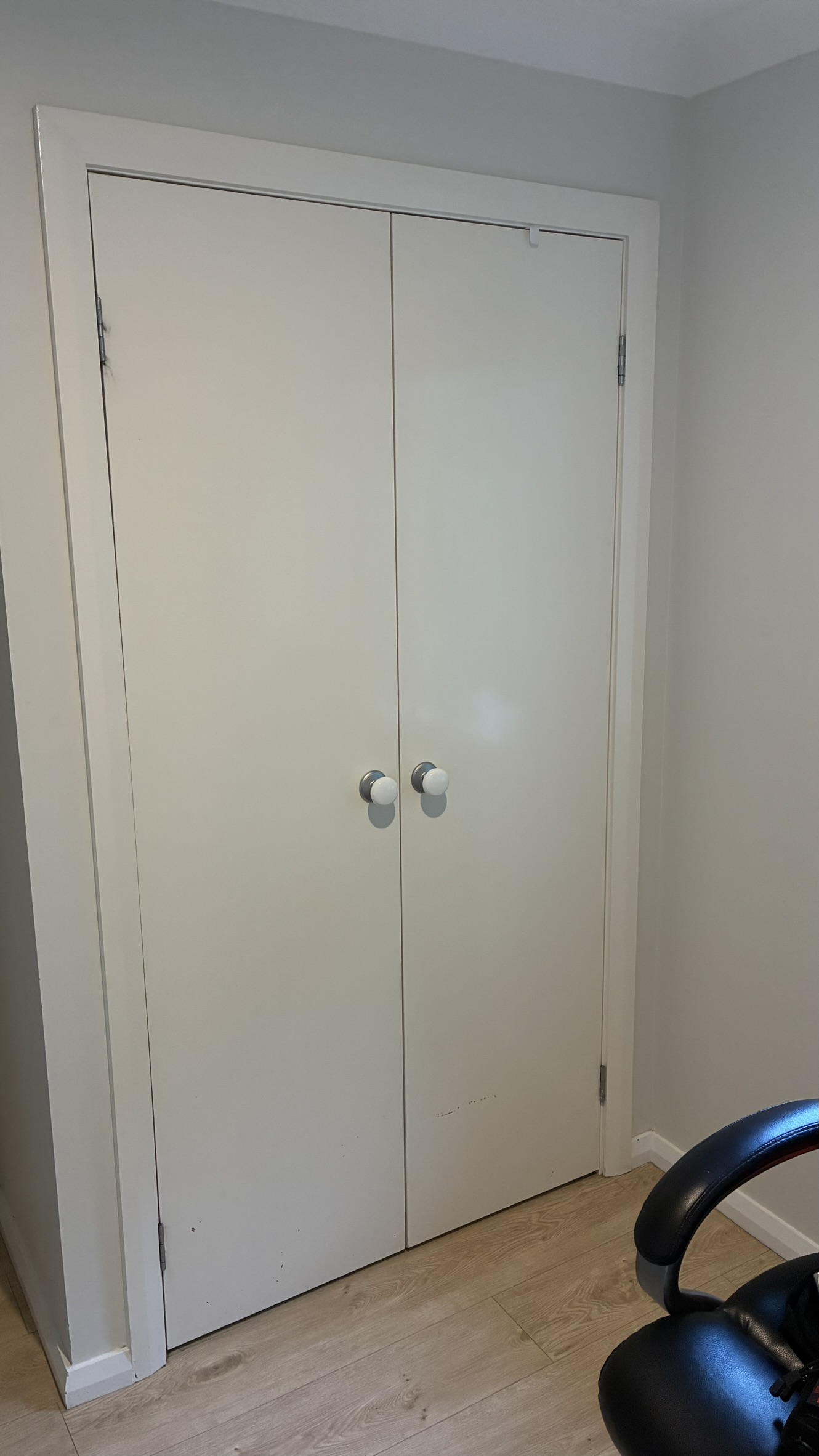 Wardrobe transformation — before